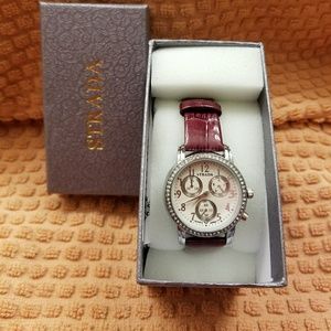 Strada crystal bezel watch